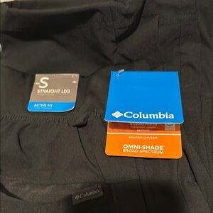 Women’s Columbia Active Fit Black Straight Leg Pants, Small